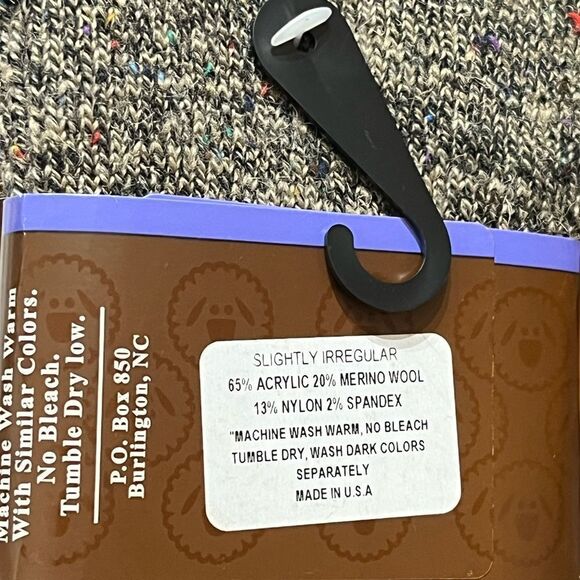 BOGO Wise Blend Women’s Merino Wool Blend Sock Bundle, 2 Pairs, Size M, NWT - Picture 5 of 5